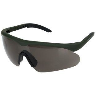 Тактические баллистические очки SWISSEYE Raptor + 3 линзы оливковые 15620001 P1615 фото