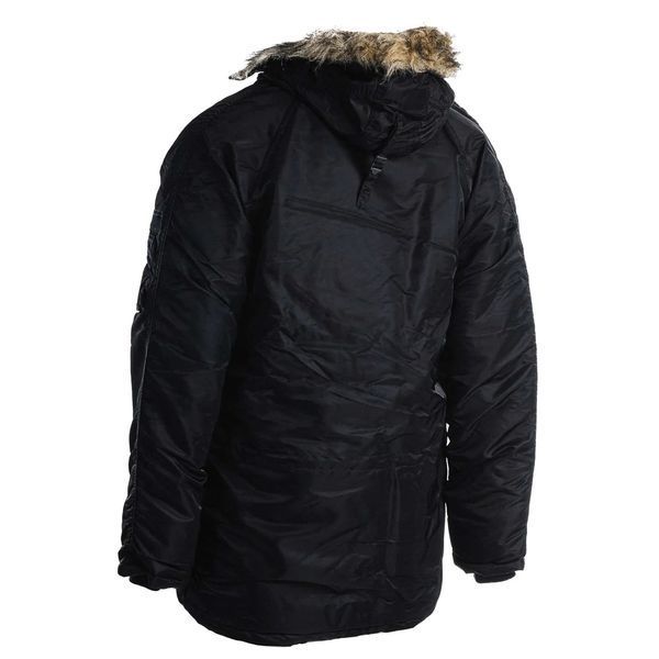 Куртка парка Аляска c мехом Mil-Tec N3B BASIC Черная 10181202- P1237470 фото