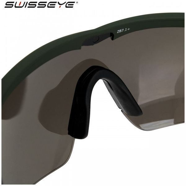 Тактичні балістичні окуляри SWISSEYE Raptor + 3 лінзи оливкові 15620001 P1615 фото