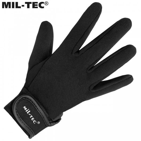 Рукавички неопренові Mil-Tec Black 11660002 M1255552016 фото