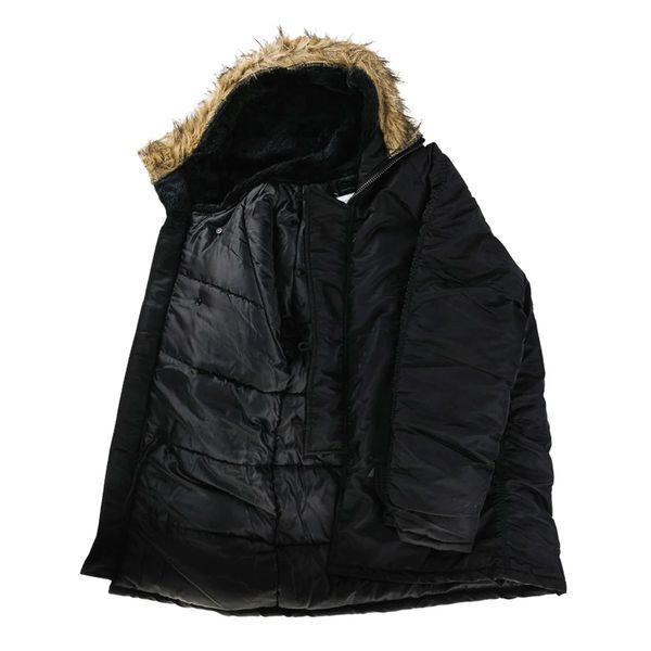 Куртка парка Аляска c мехом Mil-Tec N3B BASIC Черная 10181202- P1237470 фото