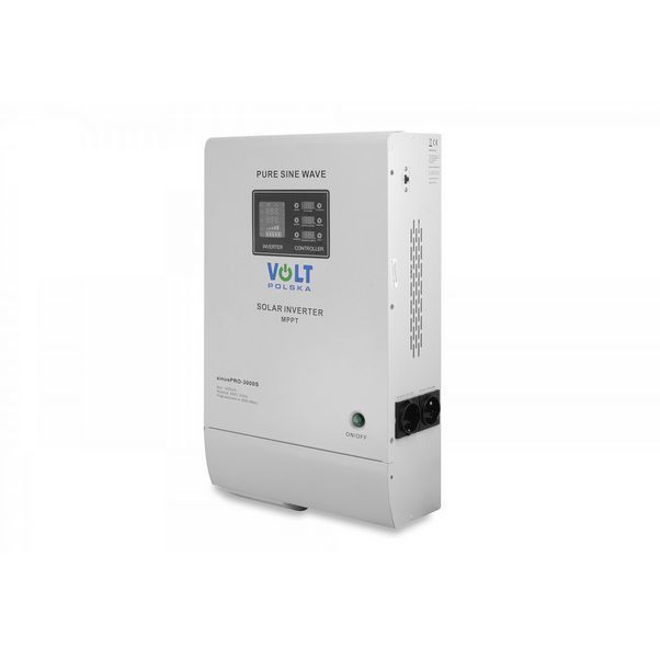 Інвертор сонячний Volt Polska SINUS PRO 3000 S 48/230 V (2100/3000W) + 60 A MPPT (100V) W2075 фото