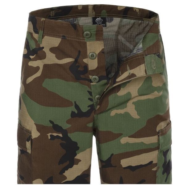 Брюки тактические Helikon-Tex BDU PolyCotton Rip-Stop US Woodland SP-BDU-PR-03 P1237402 фото