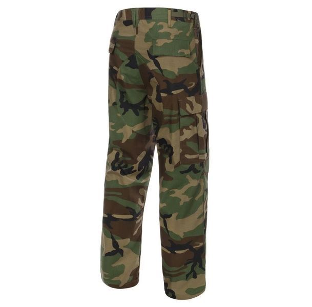 Брюки тактические Helikon-Tex BDU PolyCotton Rip-Stop US Woodland SP-BDU-PR-03 P1237402 фото