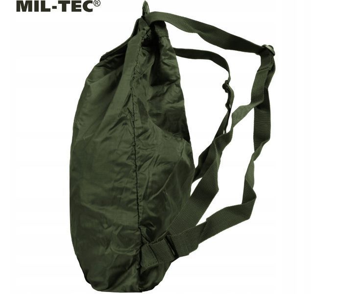 Рюкзак сумка водонепроницаемый складной Mil-Tec ROLL UP 10 л Olive 14049001 P123672 фото