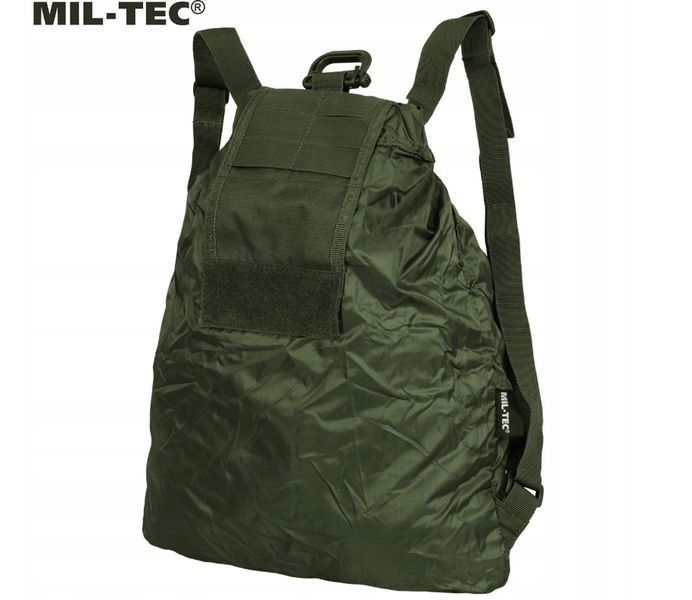 Рюкзак сумка водонепроницаемый складной Mil-Tec ROLL UP 10 л Olive 14049001 P123672 фото