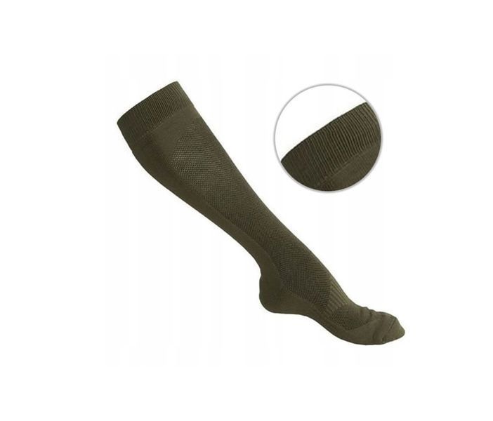 Носки термоактивные длинные Mil-Tec Coolmax Olive 13013001 P1236772 фото