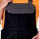 Брюки-комбинезон мужские защитные REIS DYNAMITE LH-DYNAMITE-B BS черные и серые A9295 фото 5