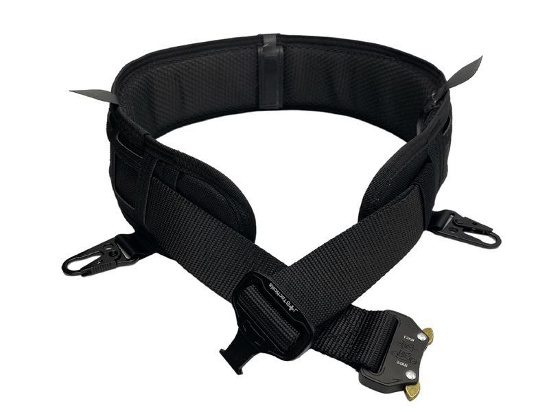 Ремень тактический стрелковый JB Tacticals с лазерной резкой JB-BLT-0004-BLK черный A9120 фото