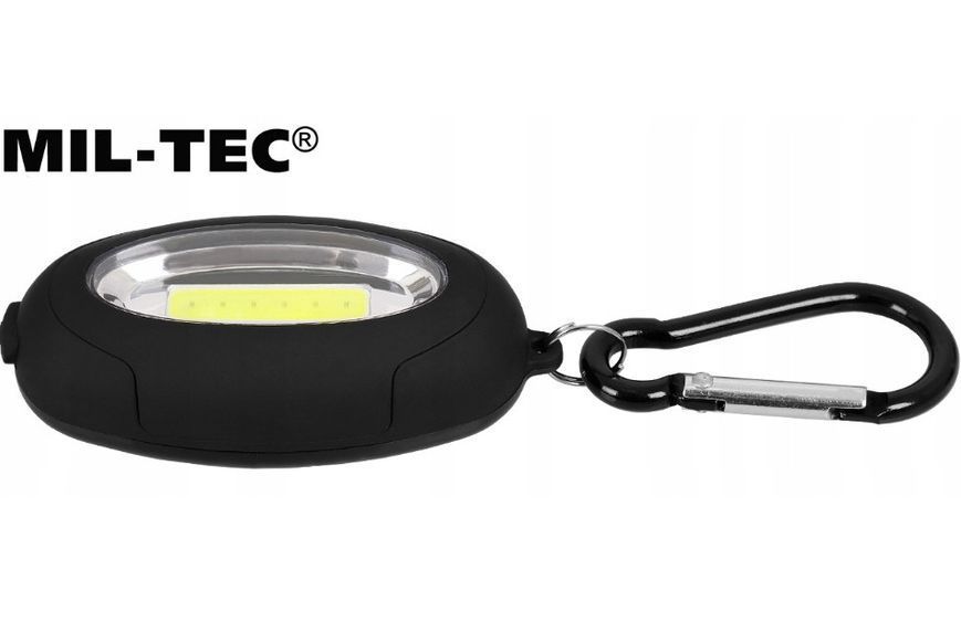 Фонарь брелок Mil-Tec Mini Key Chain Light Black 15183700 P1736 фото