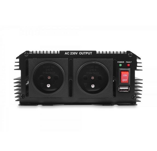 Перетворювач напруги Volt Polska IPS 2000 N 12/230 V (1000/2000W) + USB 3IPSN20012 W2129 фото