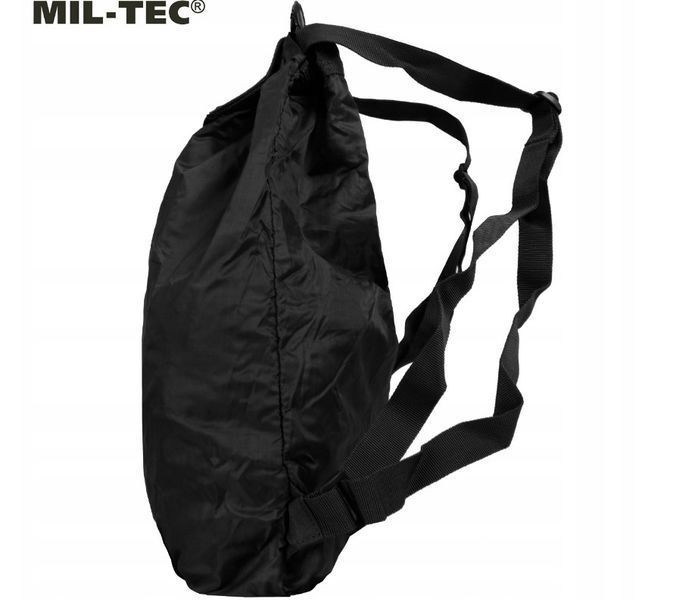 Рюкзак сумка водонепроницаемый складной Mil-Tec ROLL UP 10 л Black 14049002 P123673 фото