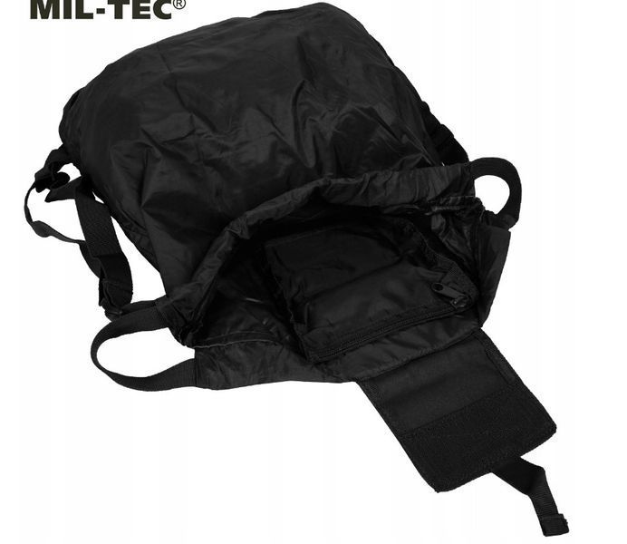 Рюкзак сумка водонепроницаемый складной Mil-Tec ROLL UP 10 л Black 14049002 P123673 фото