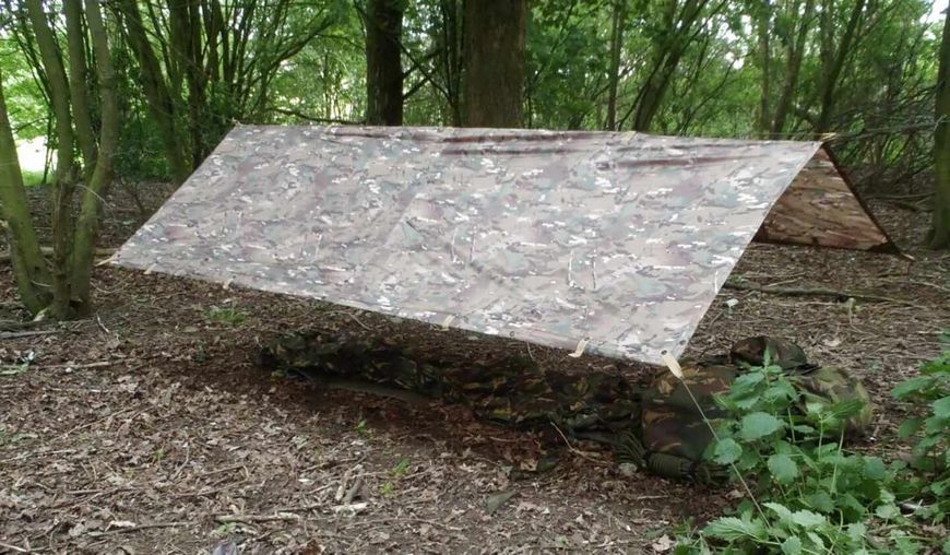 Тент универсальный Mil-Tec TARP 3 x 2,20 Flecktarn 14235021- P123509 фото