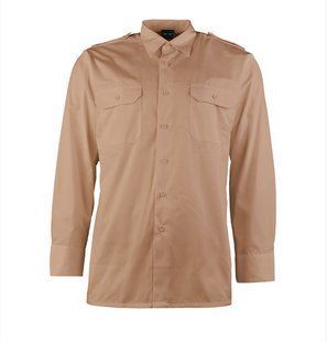 Сорочка Mil-Tec DIENSTHEMD 1/1 ARM T/C KHAKI 10931004 A8438 фото
