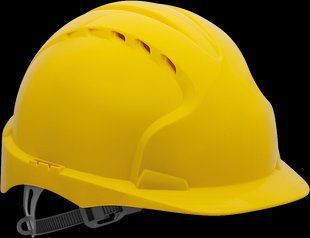 Каска защитная из синтетического материала HDPE JSP KAS-EVO2 желтая P1917 фото