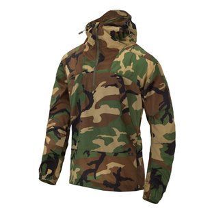 Куртка Ветровка Helikon-Tex WINDRUNNER WINDPACK NYLON US Woodland KU-WDR-NL-03 M1255551675 фото