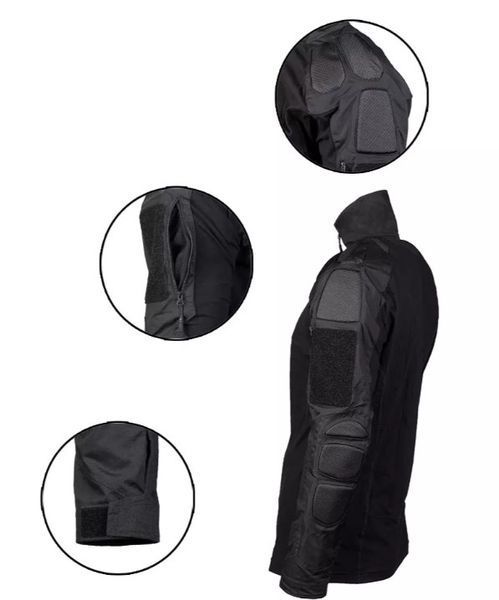 Сорочка Mil-Tec Chimera Combat Shirt Black 10516602 M1255552051 фото