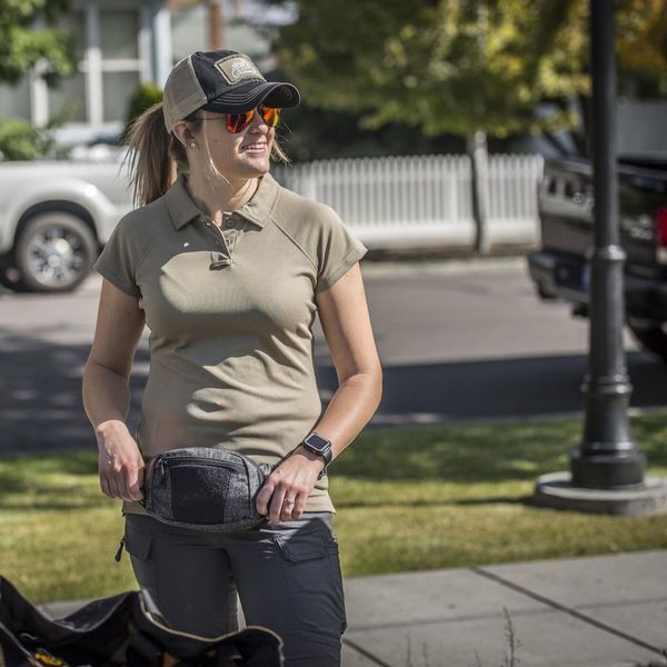 Футболка женская Helikon-Tex Polo TopCool Lite - Khaki PD-UTW-TL-13 A9612 фото