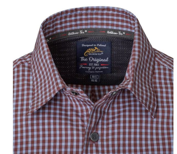Рубашка в клетку Helikon-Tex Covert Concealed Carry Blue Plaid KO-CCC-CB-PD P1237080 фото