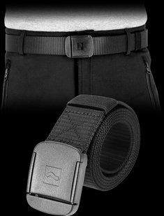 Ремень для брюк REIS METAL FREE BELT-POP B UNI черный B A9275 фото