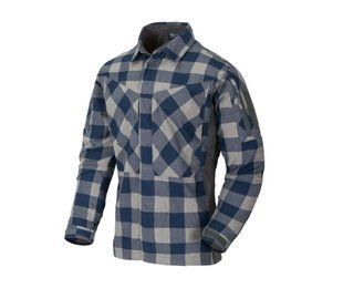 Рубашка тактическая Helikon-Tex MBDU Flannel Slate Blue Checkered KO-MBD-PO-C0 P1237086 фото