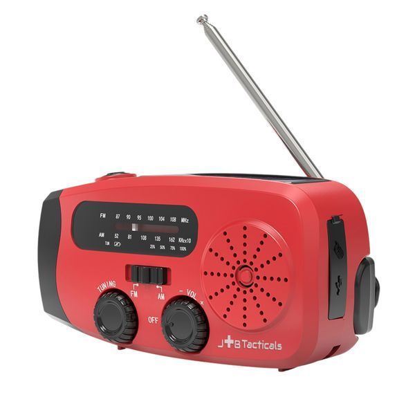 Радіо переносне аварійне з Powerbank'ом JB Tacticals JB-RAD-0004-RED A9826 фото