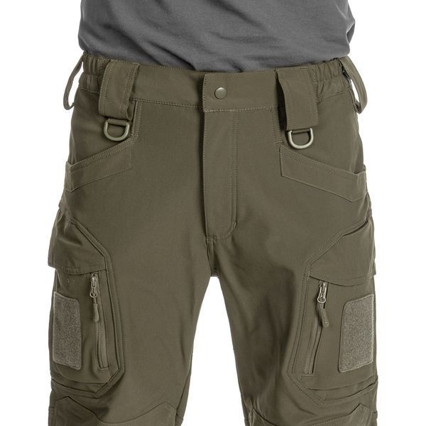 Брюки водонепроницаемые Mil-Tec Softshell Assault Ranger Green 11380012 P1342 фото