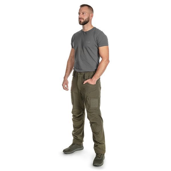 Брюки водонепроницаемые Mil-Tec Softshell Assault Ranger Green 11380012 P1342 фото