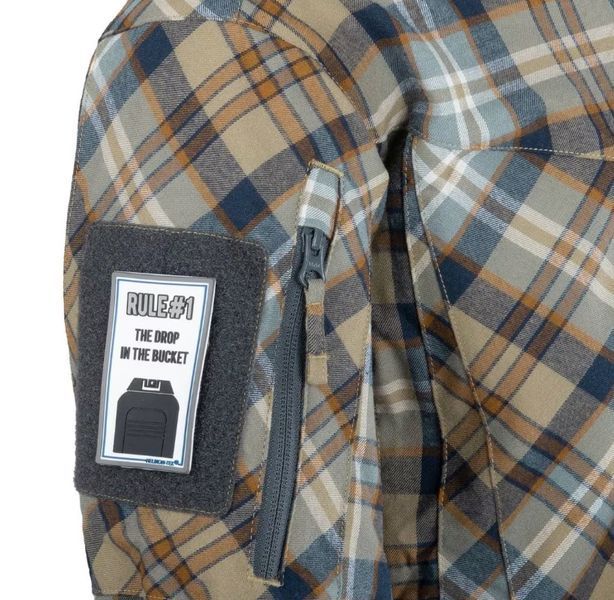 Сорочка тактична Helikon-Tex MBDU Flannel Slate Blue Checkered KO-MBD-PO-C0 P1237086 фото