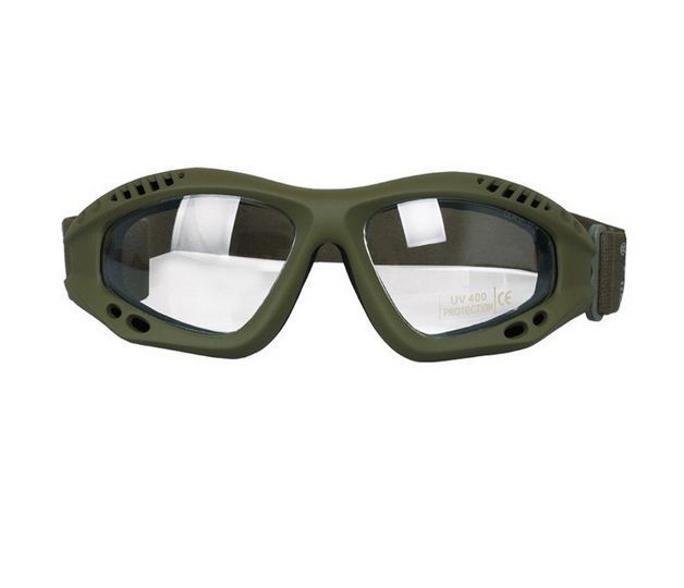 Тактические очки Mil-Tec COMMANDO Olive Clear 15615401 M1255551303 фото