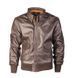 Куртка из кожи наппа американская A2 Mil-Tec US BROWN 10460009- P1237452 фото 1