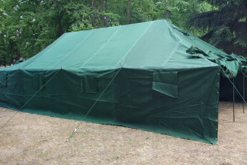 Палатка большая шатер Mil-Tec Tent 10 x4.8 м оливковая 14224001- P123340 фото