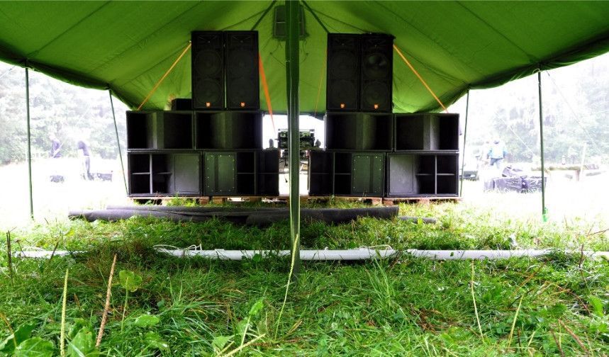 Палатка большая шатер Mil-Tec Tent 10 x4.8 м оливковая 14224001- P123340 фото