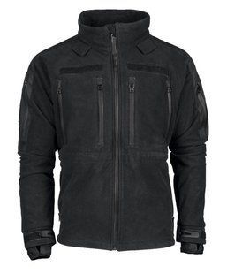 Толстовка флісова тришарова Mil-Tec PLUS BLACK 10855602- P123422 фото