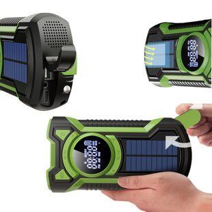 Радио аварийное с динамо-машиной и Powerbank'ом 5000 мАч JB Tacticals JB-RAD-0007-GRN A9827 фото