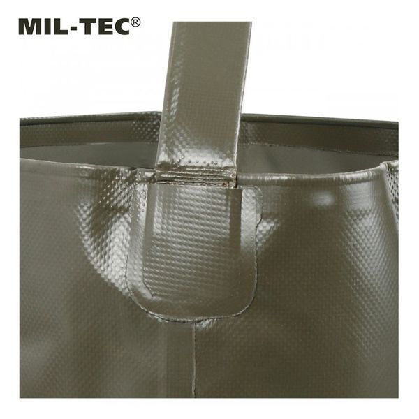 Відро складане для води Mil-Tec 10 л Olive 14550000 M1255551925 фото