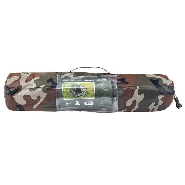 Намет двомісний водонепроникний Mil-Tec IGLU STANDARD Woodland 14207020 M1255552277 фото