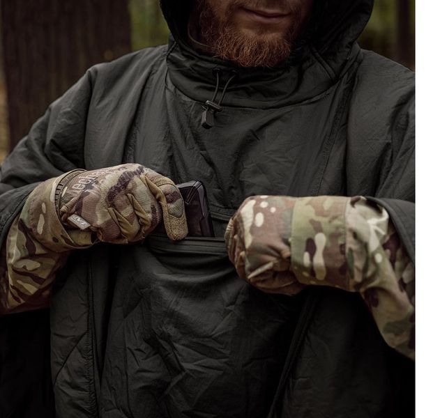 Пончо, ковдра, спальний мішок, Helikon-Tex Swagman Roll Climashield Apex Shadow Grey PO-SMR-NL-35 P1237261 фото