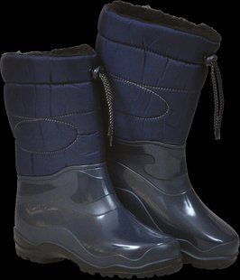 Сапоги женские утепленные FAGUM-STOMIL BFPCVSNOW BG черно-синие P1236942 фото