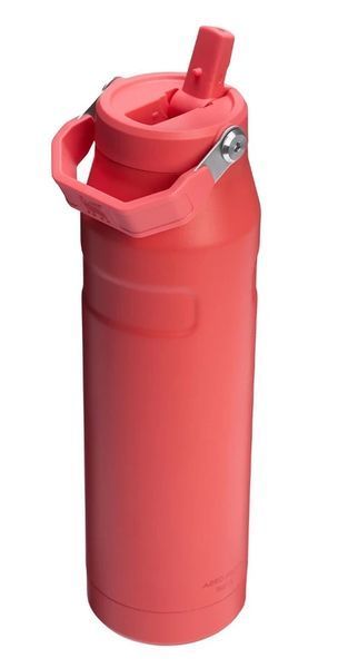 Термобутылка ультралегкая Stanley IceFlow Flip Straw 2.0 1,06L Hot Coral Stanley 10-12111-080 A9703 фото