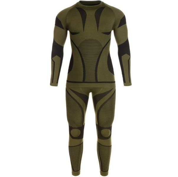 Комплект термоактивної білизни Mil-Tec 4-Way Stretch Performance Olive 11225001 P1236789 фото