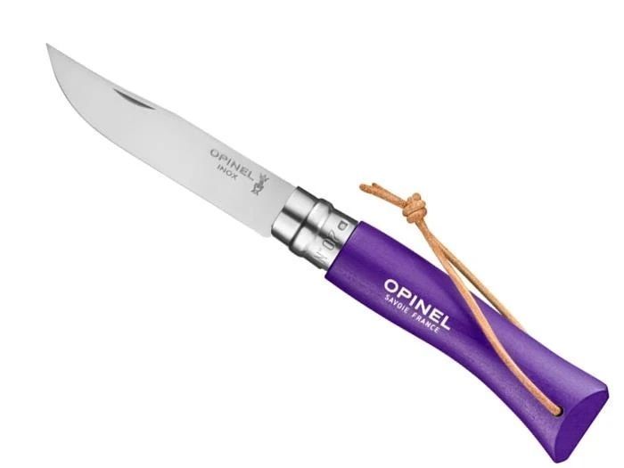 Складной нож Opinel Colorama 07 Violet с темляком 002205 A9961 фото