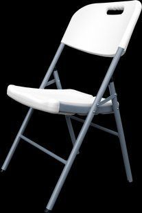 Складной стул REIS CHAIR_F WS белый и серый A10071 фото