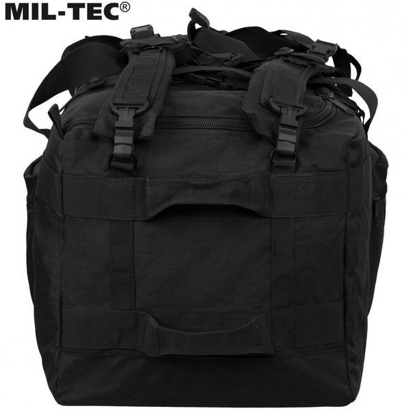 Сумка чемодан иРюкзак на колесиках Mil-Tec 110 л - черная 13854002 M1255551529 фото