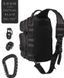Рюкзак на одне плече Mil-Tec One Strap Assault Pack Large 25 л tactical black 14059288- P123678 фото 2
