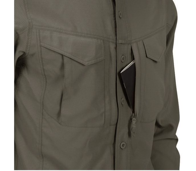 Сорочка тактична Helikon-Tex Defender Mk2 Tropical Dark Olive KO-DTR-PS-70 A7530 фото