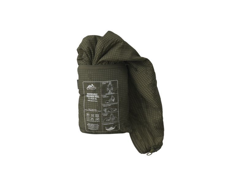 Пончо спальний мішок двостороннє Helikon-Tex Swagman Roll &mdash; Camo Leaf / Camo Clouds PO-RSR-NL-1C1DA A8193 фото