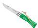 Складаний ніж Opinel Colorama 07 Green з темляком 002210 A9962 фото 2