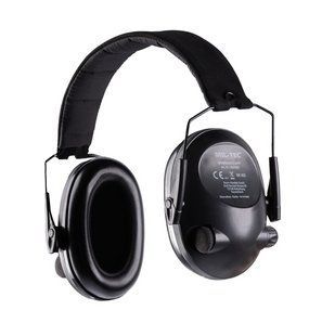 Наушники защитные Mil-Tec с активным шумодавом Black 16243002- A8614 фото